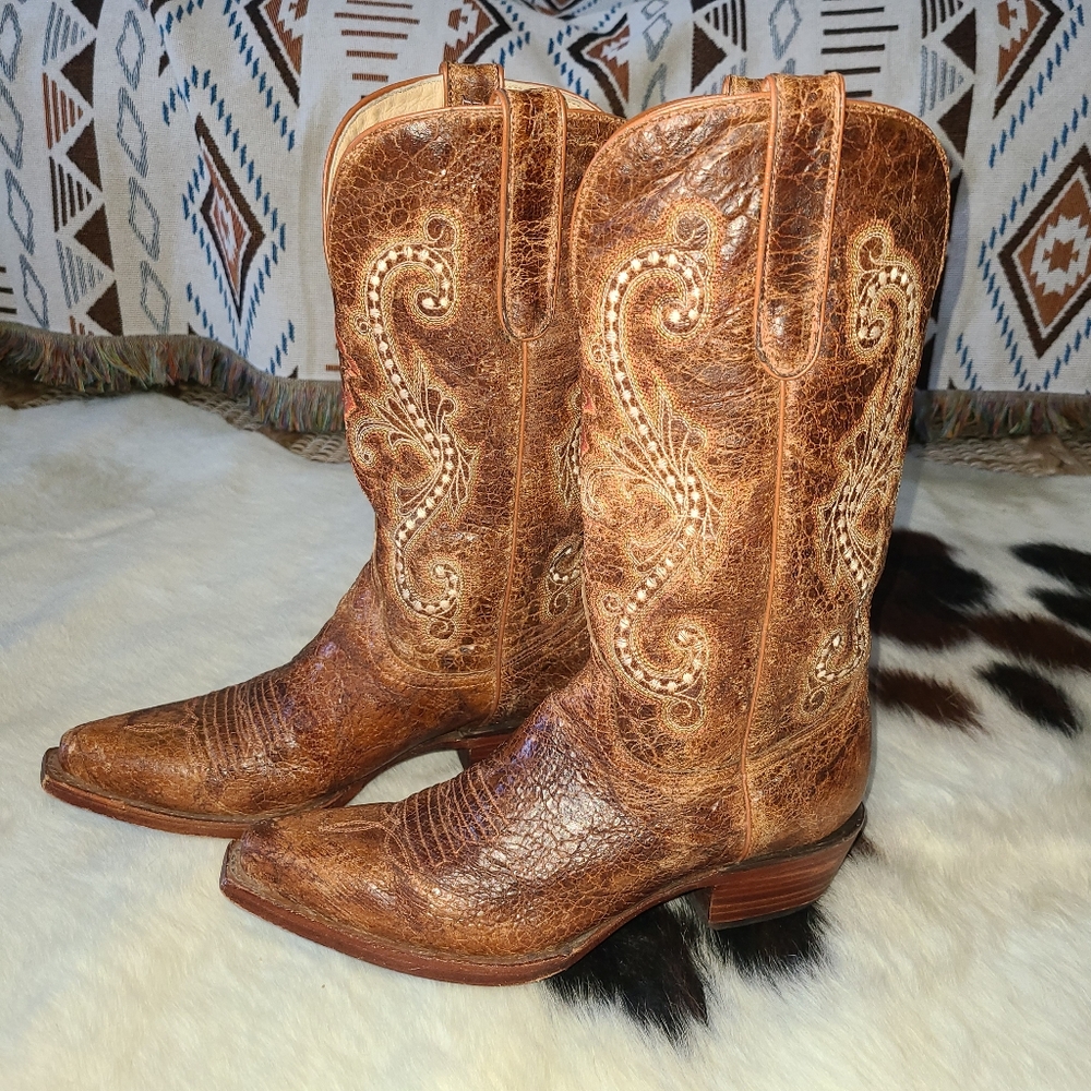Safari Exotic Leather Boots
